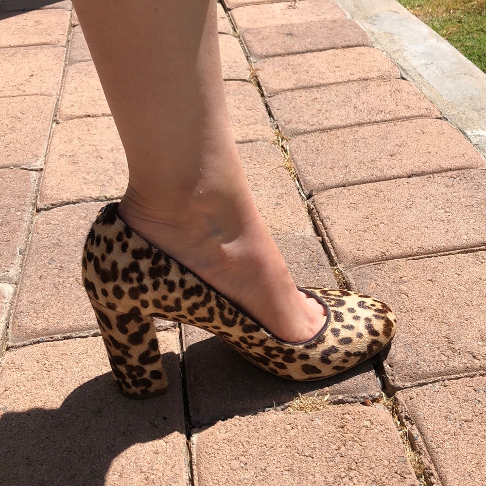 Sam Edelman leopard heels